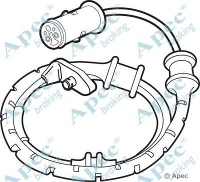APEC BRAKING wir5124 -  Указатель износа, накладка тормозной колодки